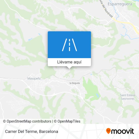 Mapa Carrer Del Terme