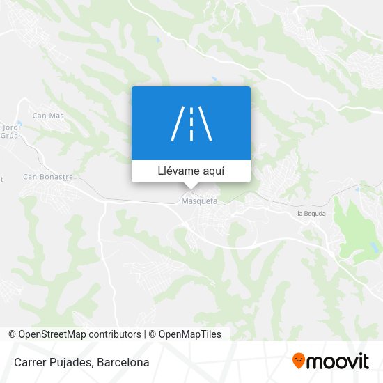 Mapa Carrer Pujades
