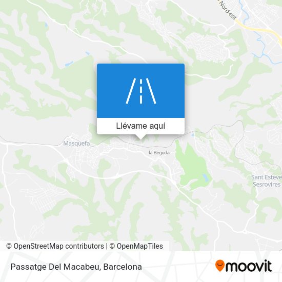 Mapa Passatge Del Macabeu
