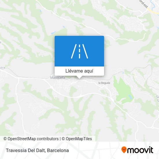 Mapa Travessia Del Dalt