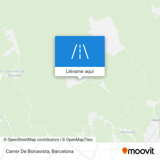 Mapa Carrer De Bonavista