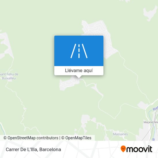 Mapa Carrer De L'Illa