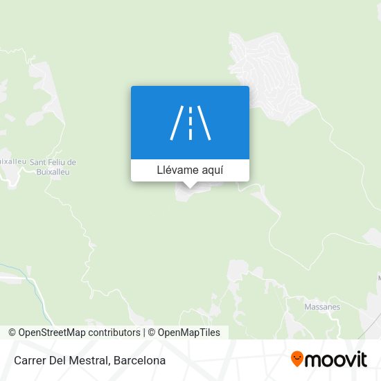 Mapa Carrer Del Mestral