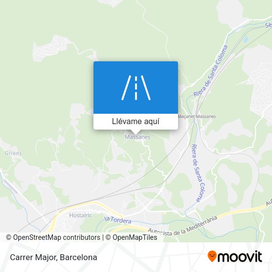 Mapa Carrer Major