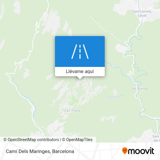 Mapa Camí Dels Maringes