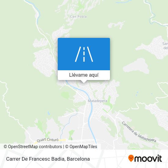 Mapa Carrer De Francesc Badia