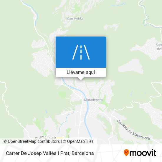 Mapa Carrer De Josep Vallès I Prat