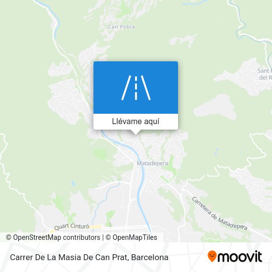 Mapa Carrer De La Masia De Can Prat