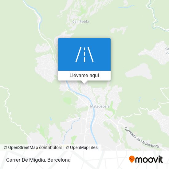 Mapa Carrer De Migdia