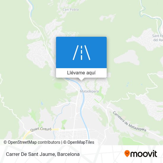 Mapa Carrer De Sant Jaume