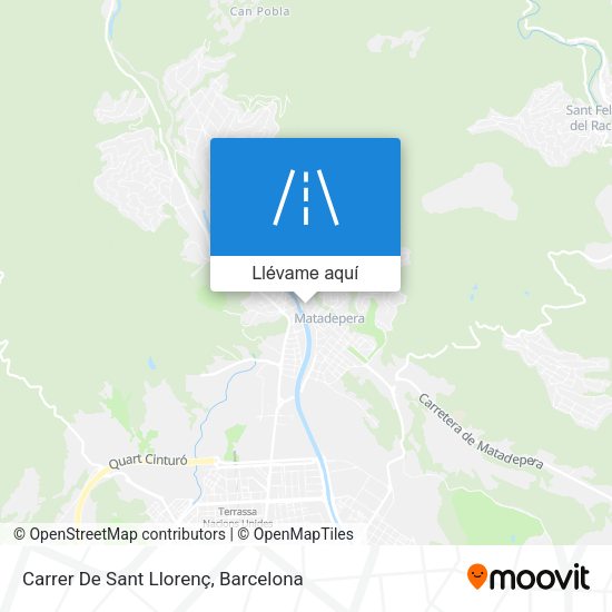 Mapa Carrer De Sant Llorenç