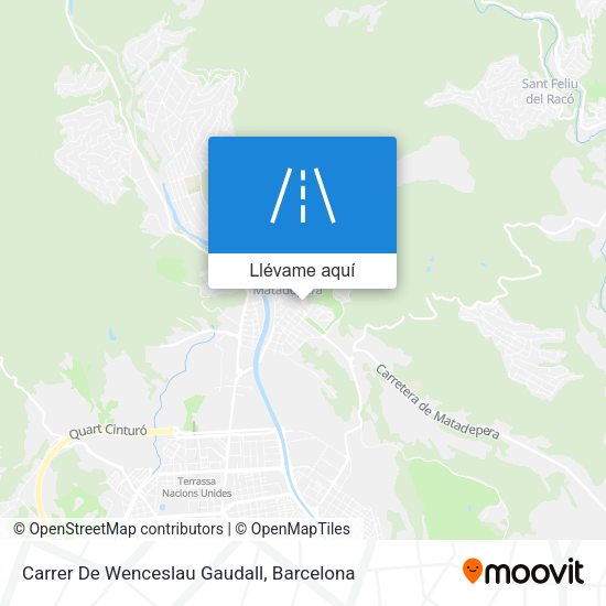 Mapa Carrer De Wenceslau Gaudall