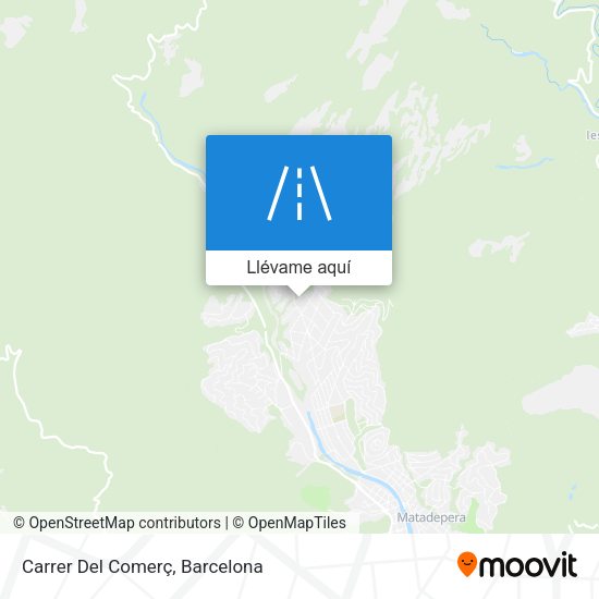Mapa Carrer Del Comerç