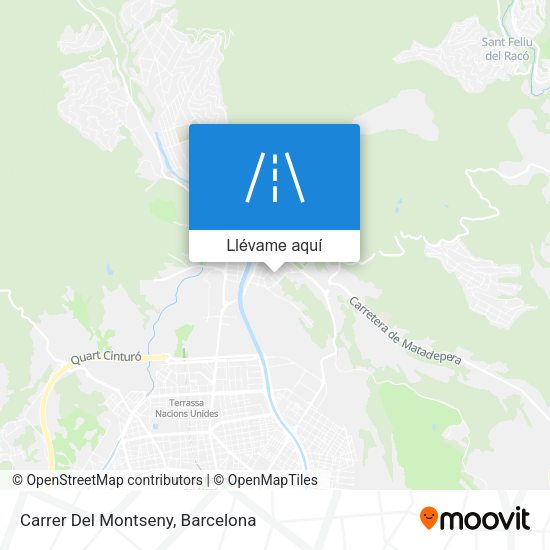 Mapa Carrer Del Montseny