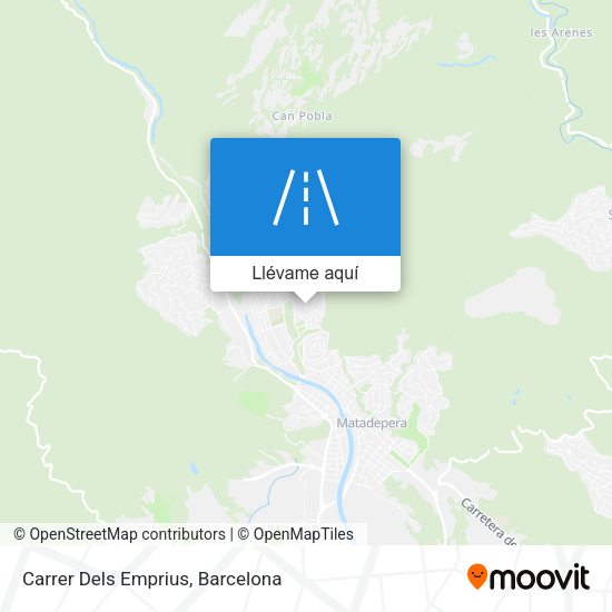 Mapa Carrer Dels Emprius