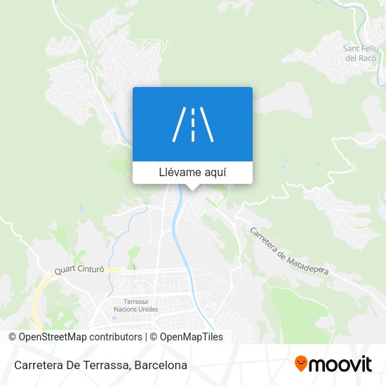 Mapa Carretera De Terrassa