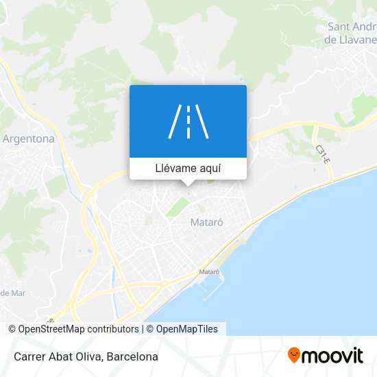 Mapa Carrer Abat Oliva
