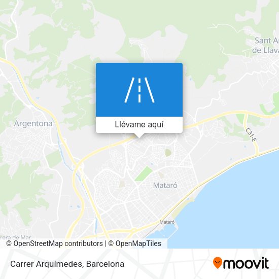 Mapa Carrer Arquímedes
