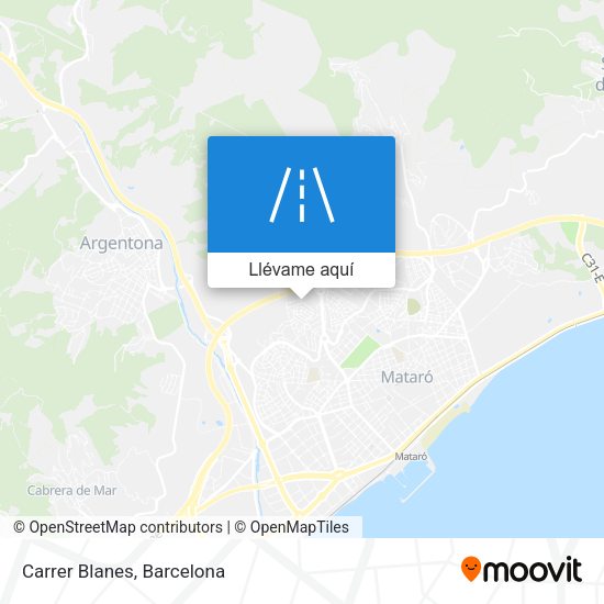 Mapa Carrer Blanes