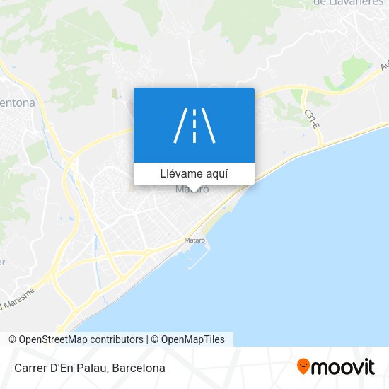 Mapa Carrer D'En Palau