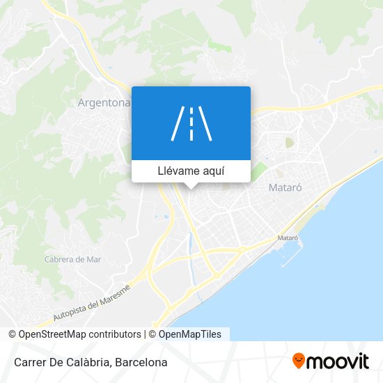 Mapa Carrer De Calàbria
