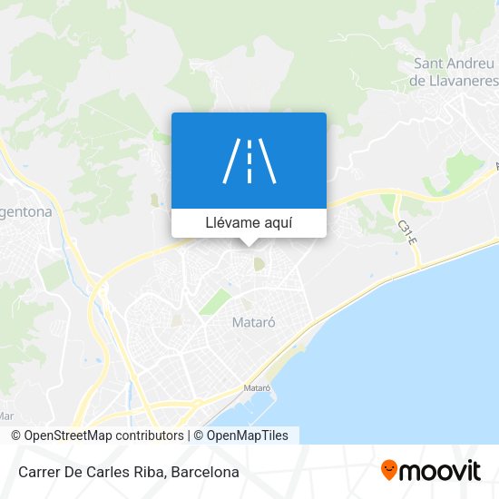 Mapa Carrer De Carles Riba