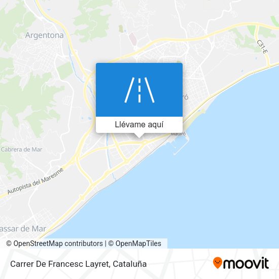 Mapa Carrer De Francesc Layret
