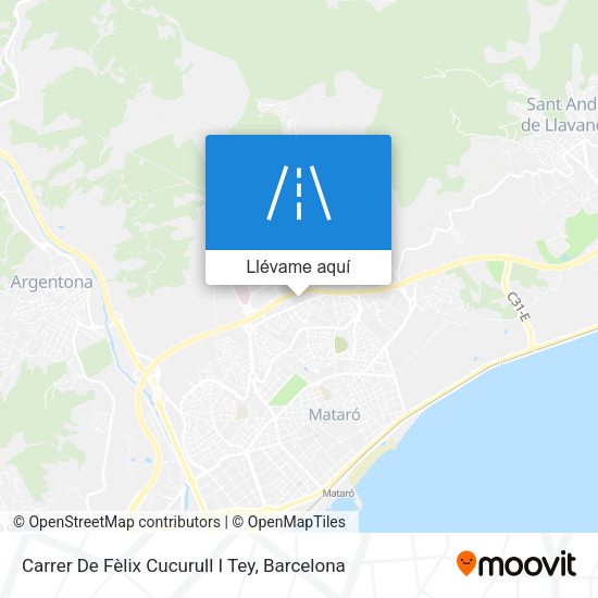 Mapa Carrer De Fèlix Cucurull I Tey