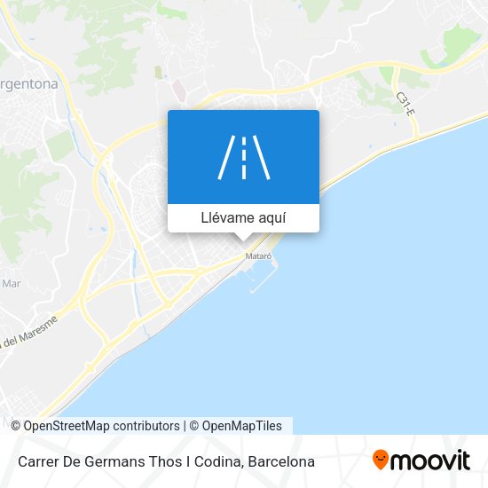 Mapa Carrer De Germans Thos I Codina