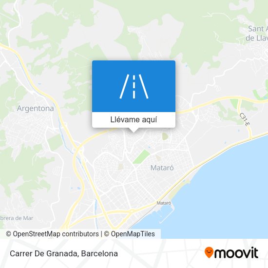 Mapa Carrer De Granada