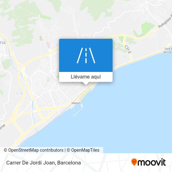 Mapa Carrer De Jordi Joan
