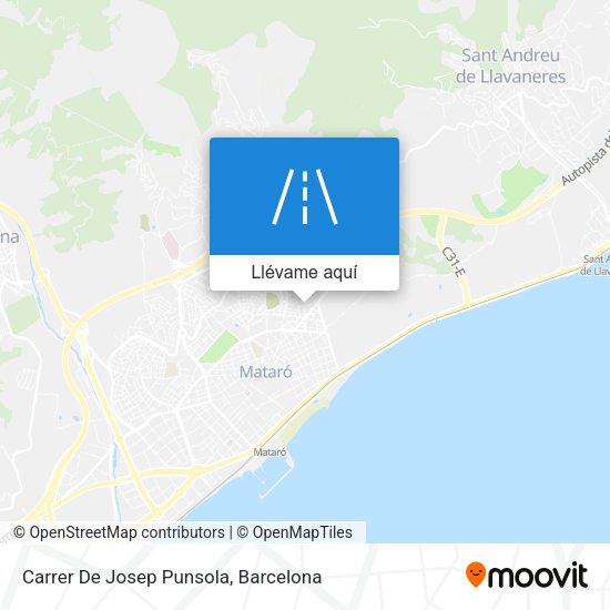 Mapa Carrer De Josep Punsola