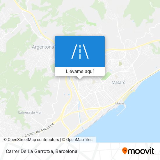 Mapa Carrer De La Garrotxa