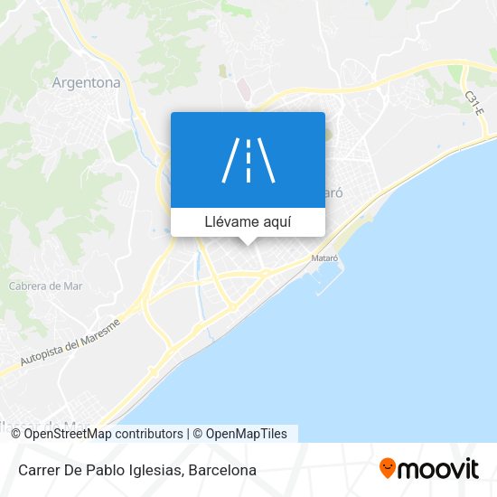 Mapa Carrer De Pablo Iglesias