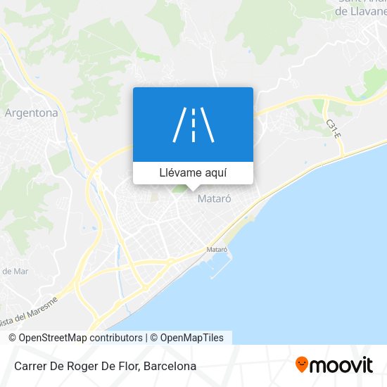 Mapa Carrer De Roger De Flor
