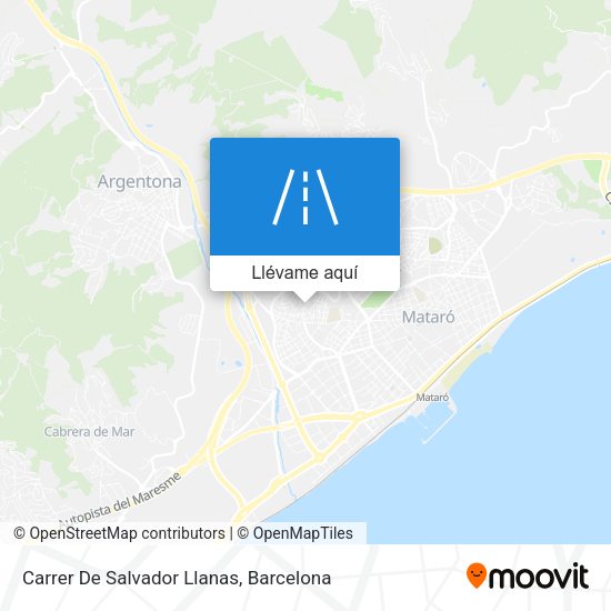 Mapa Carrer De Salvador Llanas