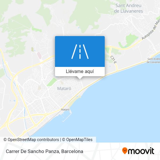 Mapa Carrer De Sancho Panza