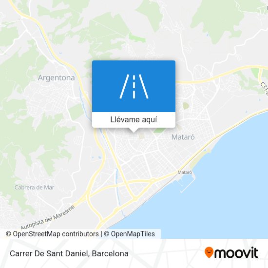 Mapa Carrer De Sant Daniel