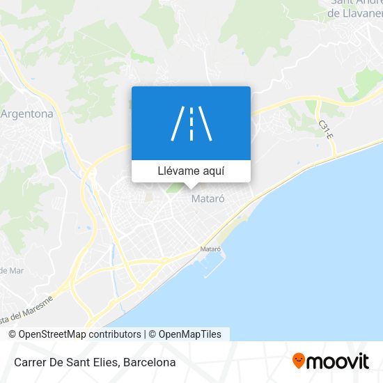 Mapa Carrer De Sant Elies