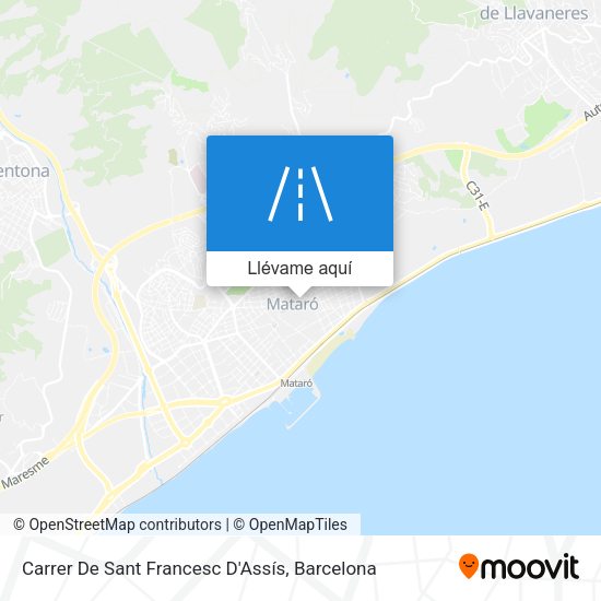 Mapa Carrer De Sant Francesc D'Assís