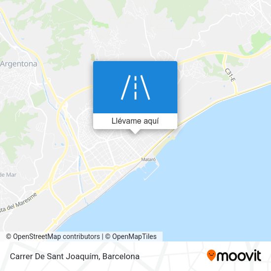 Mapa Carrer De Sant Joaquím