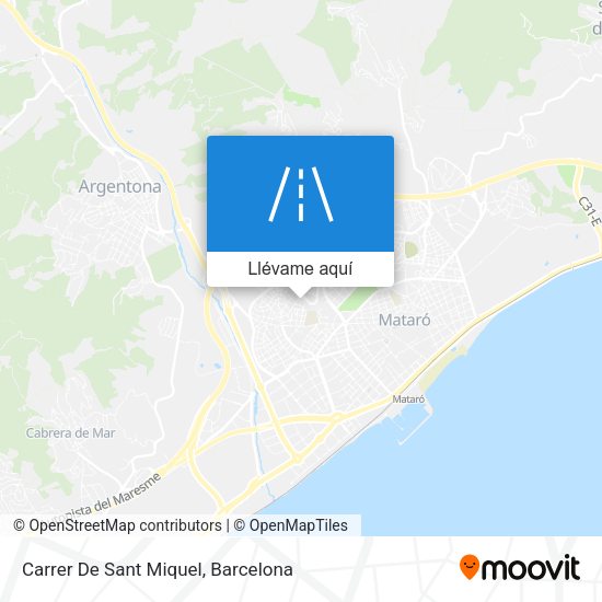 Mapa Carrer De Sant Miquel
