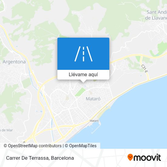 Mapa Carrer De Terrassa