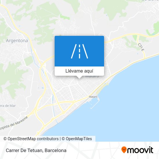 Mapa Carrer De Tetuan