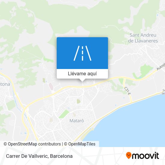 Mapa Carrer De Vallveric