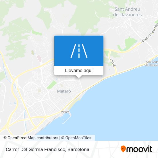 Mapa Carrer Del Germà Francisco