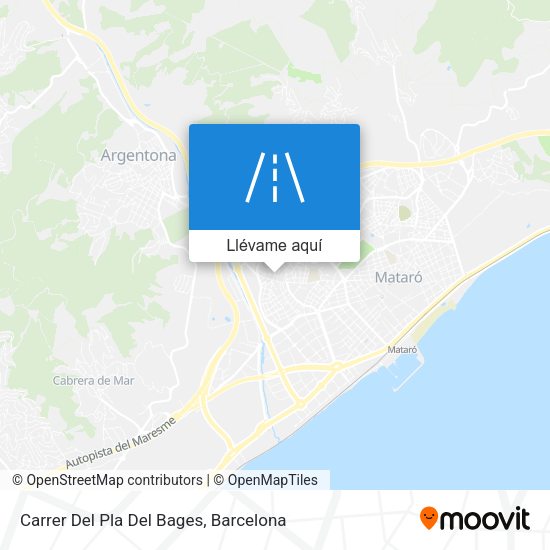 Mapa Carrer Del Pla Del Bages