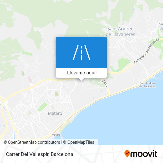 Mapa Carrer Del Vallespir