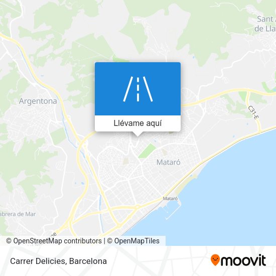 Mapa Carrer Delicies