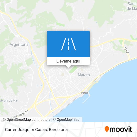 Mapa Carrer Joaquim Casas